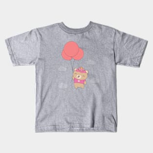 Kawaii Brown Bear T-Shirt Kids T-Shirt